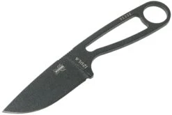 ESEE Izula Tactical Gunsmoke IZULA-TG-B Couteau De Cou Avec étui Noir, Plaquettes De Manche Et Clip Ceinture -Magasin de couteaux EE IZULA TG 04 esee knives