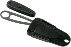 ESEE Izula Tactical Gunsmoke IZULA-TG-B Couteau De Cou Avec étui Noir, Plaquettes De Manche Et Clip Ceinture -Magasin de couteaux EE IZULA TG 05 esee knives