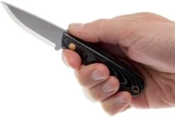 Brisa Necker 70, Noir Micarta, étui En Cuir 9806 -Magasin de couteaux ENZ 9806 06 enzo necker 70 enz 9806 06