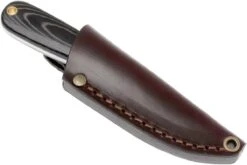 Brisa Necker 70, Noir Micarta, étui En Cuir 9806 -Magasin de couteaux ENZ 9806 07 enzo necker 70 enz 9806 07