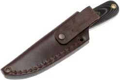 Brisa Necker 70, Noir Micarta, étui En Cuir 9806 -Magasin de couteaux ENZ 9806 08 enzo necker 70 enz 9806 08