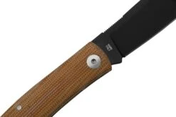 Fox Knives Livri FX-273MCBB Knivesandtools Exclusive, Brown Micarta, Black Couteau De Poche Slipjoint -Magasin de couteaux FOFX 273MCBB 05 foxknives