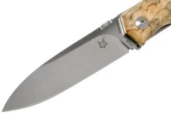 Fox Knives FX-525BE Curly Birch Couteau De Poche, Bob Terzuola Design -Magasin de couteaux FOFX 525BE 03 fox knives