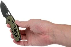 Fox Suru Alu Green FX-526ALG Couteau De Poche, Jesper Voxnaes Design -Magasin de couteaux FOFX 526ALG 08 fox knives