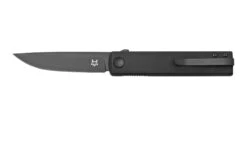 Fox Knives Chnops, FX-543 ALB, Black Aluminum, Black Becut, Couteau De Poche, Riccardo Gobbato Design
