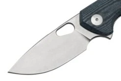 GiantMouse ACE Tribeca, Stonewashed Magnacut, Denim Canvas Micarta Couteau De Poche -Magasin de couteaux GM TRI DM 03 giantmouse