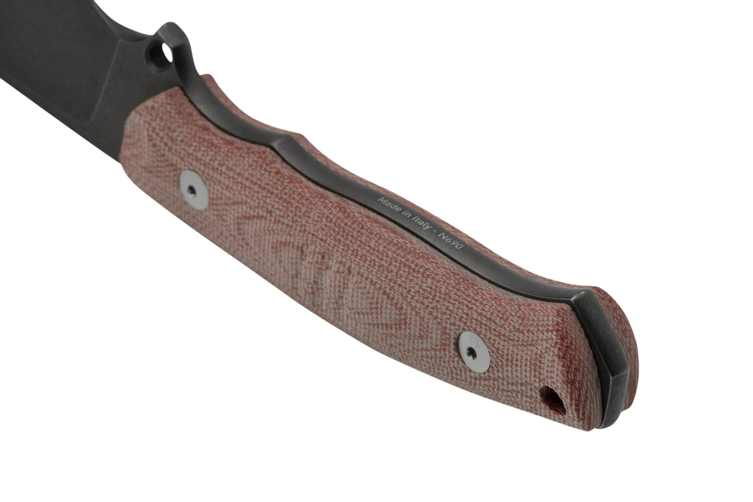 GiantMouse GMF4 Red Canvas Micarta, Couteau Fixe, Ansø Et Voxnaes Design 6 GiantMouse GMF4 Red Canvas Micarta, Couteau Fixe, Ansø Et Voxnaes Design – Image 4