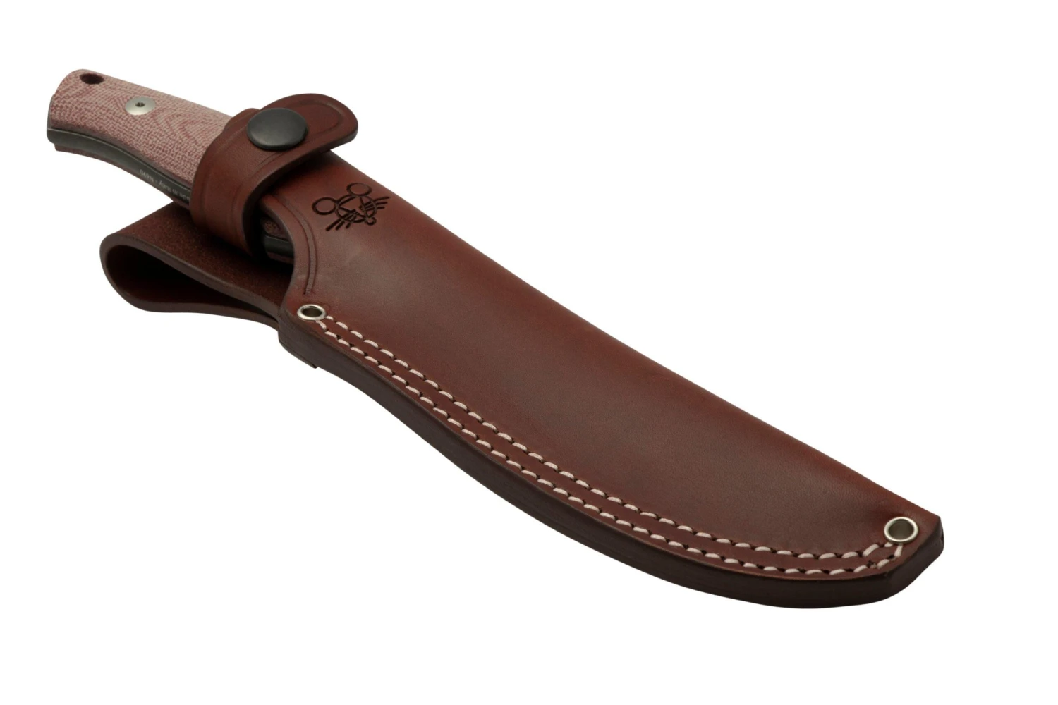 GiantMouse GMF4 Red Canvas Micarta, Couteau Fixe, Ansø Et Voxnaes Design 8 GiantMouse GMF4 Red Canvas Micarta, Couteau Fixe, Ansø Et Voxnaes Design – Image 6