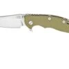 Rick Hinderer XM18 3.5" Skinny Sheepsfoot 20CV, Translucent Green G10 Couteau De Poche -Magasin de couteaux HRK XM18 35 SSSW TG 01 rickhinderer
