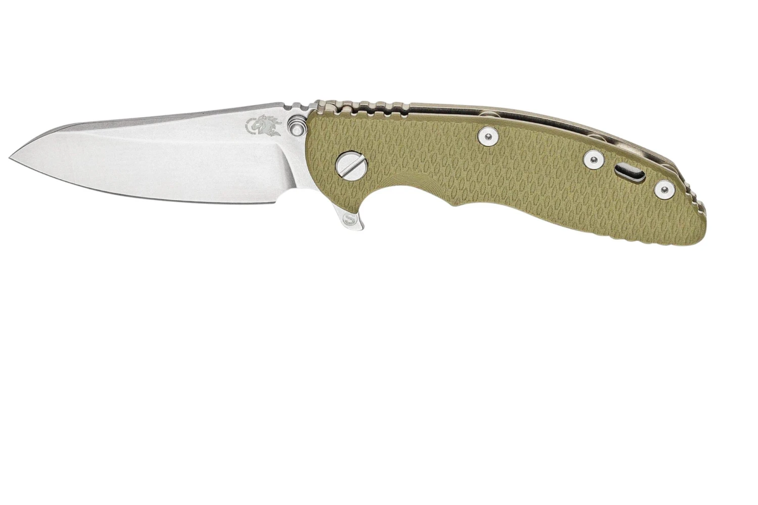 Rick Hinderer XM18 3.5" Skinny Sheepsfoot 20CV, Translucent Green G10 Couteau De Poche 3 Rick Hinderer XM18 3.5" Skinny Sheepsfoot 20CV, Translucent Green G10 Couteau De Poche