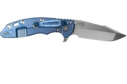 Rick Hinderer XM-18 3.5" Skinny Harpoon Spanto Stonewash, Blue-Black G10 Couteau De Poche -Magasin de couteaux HRK XM1835 SHP SB BK 02 rick hinderer knives