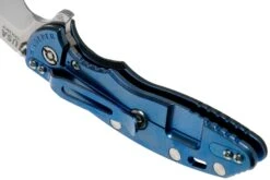 Rick Hinderer XM-18 3.5" Skinny Harpoon Spanto Stonewash, Blue-Black G10 Couteau De Poche -Magasin de couteaux HRK XM1835 SHP SB BK 05 rick hinderer knives