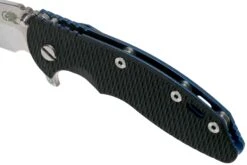 Rick Hinderer XM-18 3.5" Skinny Harpoon Spanto Stonewash, Blue-Black G10 Couteau De Poche -Magasin de couteaux HRK XM1835 SHP SB BK 07 rick hinderer knives