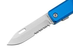 The James Brand The Ellis Scissors, Cerulean, Aluminum Serrated, Couteau De Poche -Magasin de couteaux JAKN119102 01 03 jamesbrand