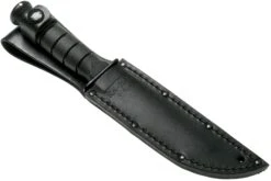 KA-BAR Short Tanto 1254, Couteau à Lame Fixe, étui En Cuir -Magasin de couteaux KA1254 07 ka bar