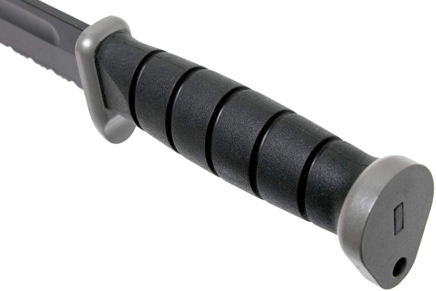 KA-BAR D2 Extreme Fighting Knife 1283, Serrated Blade, Kraton Handle, étui En Cuir 7 KA-BAR D2 Extreme Fighting Knife 1283, Serrated Blade, Kraton Handle, étui En Cuir – Image 5