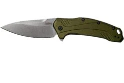 Kershaw Link Olive 1776OLSW CPM 20CV Couteau De Poche, Manche En Aluminium