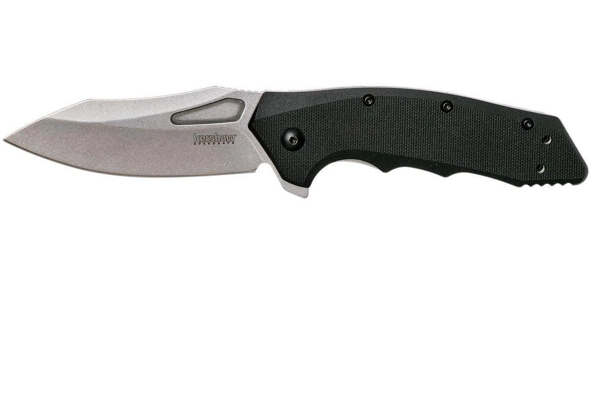 Kershaw Flitch 3930 Couteau De Poche, Stonewashed Blade 3 Kershaw Flitch 3930 Couteau De Poche, Stonewashed Blade