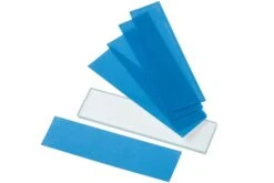 KME Diamond Lapping Film Set Avec Support En Verre, 9 Micron