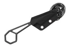 Kansept Hex G0001A4 Black Coating 14C28N, Couteau De Cou, Ostap Hel Design -Magasin de couteaux KSG0001A4 05 kansept