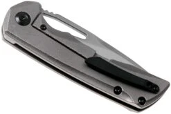 Kansept Mini Kryo K2001B4 Orange Peel Titanium Couteau De Poche, Kim Ning Design -Magasin de couteaux KSK2001B4 04 kansept knives