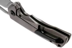 Kansept Mini Kryo K2001B4 Orange Peel Titanium Couteau De Poche, Kim Ning Design -Magasin de couteaux KSK2001B4 05 kansept knives