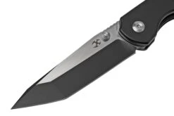 Kansept Warrior T1005T5 Black Tanto, Brown Micarta, Couteau De Poche, Kim Ning Design -Magasin de couteaux KST1005T5 03 kansept