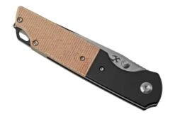 Kansept Warrior T1005T5 Black Tanto, Brown Micarta, Couteau De Poche, Kim Ning Design -Magasin de couteaux KST1005T5 06 kansept