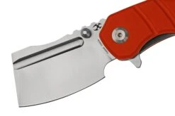 Kansept Korvid M T2030A6 Stonewashed, Orange G10, Couteau De Poche, Justin Koch Design -Magasin de couteaux KST2030A6 03 kansept