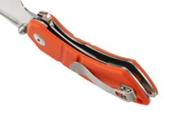 Kansept Korvid M T2030A6 Stonewashed, Orange G10, Couteau De Poche, Justin Koch Design -Magasin de couteaux KST2030A6 05 kansept