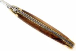 Forge De Laguiole 1211PI, Bois De Pistachier -Magasin de couteaux LA1211PI 04 forge de laguiole vouwmes la1211pi d4