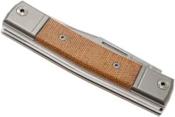 LionSteel BestMan BM13 CVN Natural Canvas Micarta Couteau De Poche Slipjoint 12 LionSteel BestMan BM13 CVN Natural Canvas Micarta Couteau De Poche Slipjoint -Magasin de couteaux LI BM13 CVN 05 lionsteel