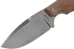 LionSteel H2 Drop Point CVN Natural Canvas Micarta Couteau Fixe, Tommaso Rumici Design 12 LionSteel H2 Drop Point CVN Natural Canvas Micarta Couteau Fixe, Tommaso Rumici Design -Magasin de couteaux LI H2 CVN 03 lionsteel