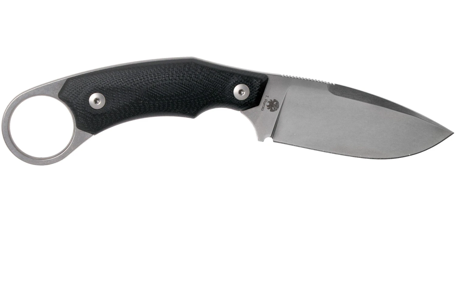 LionSteel H2 Drop Point GBK Black G10 Couteau Fixe, Tommaso Rumici Design 4 LionSteel H2 Drop Point GBK Black G10 Couteau Fixe, Tommaso Rumici Design – Image 2