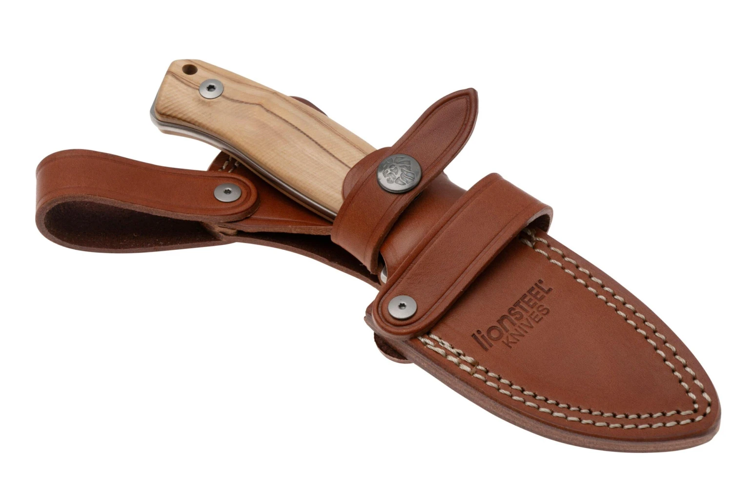 LionSteel M2M UL Olive Couteau Fixe 8 LionSteel M2M UL Olive Couteau Fixe – Image 6