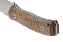 LionSteel M4-CVN M390, Natural Canvas Micarta -Magasin de couteaux LI M4 CVN 04 lionsteel