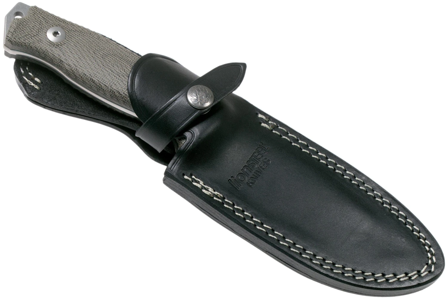 LionSteel M5 CPM 3V, Green Canvas Micarta, Knivesandtools Exclusive Couteau De Survie 8 LionSteel M5 CPM 3V, Green Canvas Micarta, Knivesandtools Exclusive Couteau De Survie – Image 6