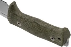 LionSteel T5-CVG Green Canvas Micarta Satin Couteau Fixe -Magasin de couteaux LI T5 CVG 04 lionsteel