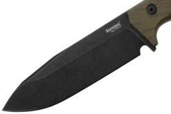 Lionsteel T6 Old Black, Green Canvas Micarta T6B-CVG Couteau Fixe 11 Lionsteel T6 Old Black, Green Canvas Micarta T6B-CVG Couteau Fixe -Magasin de couteaux LI T6B CVG 03 lionsteel