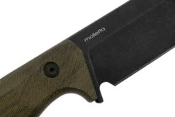 Lionsteel T6 Old Black, Green Canvas Micarta T6B-CVG Couteau Fixe 13 Lionsteel T6 Old Black, Green Canvas Micarta T6B-CVG Couteau Fixe -Magasin de couteaux LI T6B CVG 05 lionsteel