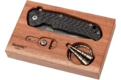 LionSteel TRE DR FC Fibre De Carbone, Raindrop Damast 19 LionSteel TRE DR FC Fibre De Carbone, Raindrop Damast -Magasin de couteaux LI TRE DR FC 09 lionsteel li tre dr fc 09