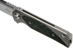 Liong Mah Warrior Two V3 Marble Carbon Fiber Couteau De Poche -Magasin de couteaux LO WA MCF 07 liong mah design