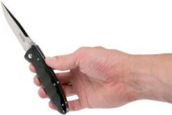 Mcusta MC-17V Classic Wave, Black Pakkawood Couteau De Poche -Magasin de couteaux MC 0017V 08 mcusta