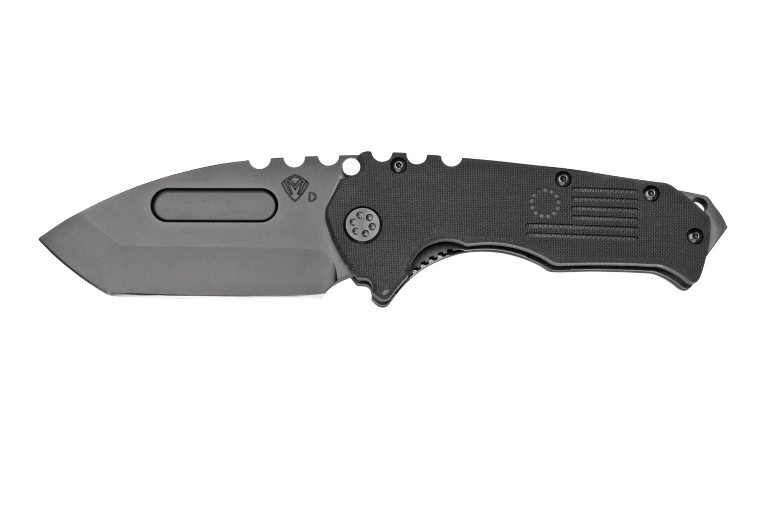 Medford Praetorian Scout M/P D2, Black Tanto Blade, Black G10, Couteau De Poche 3 Medford Praetorian Scout M/P D2, Black Tanto Blade, Black G10, Couteau De Poche
