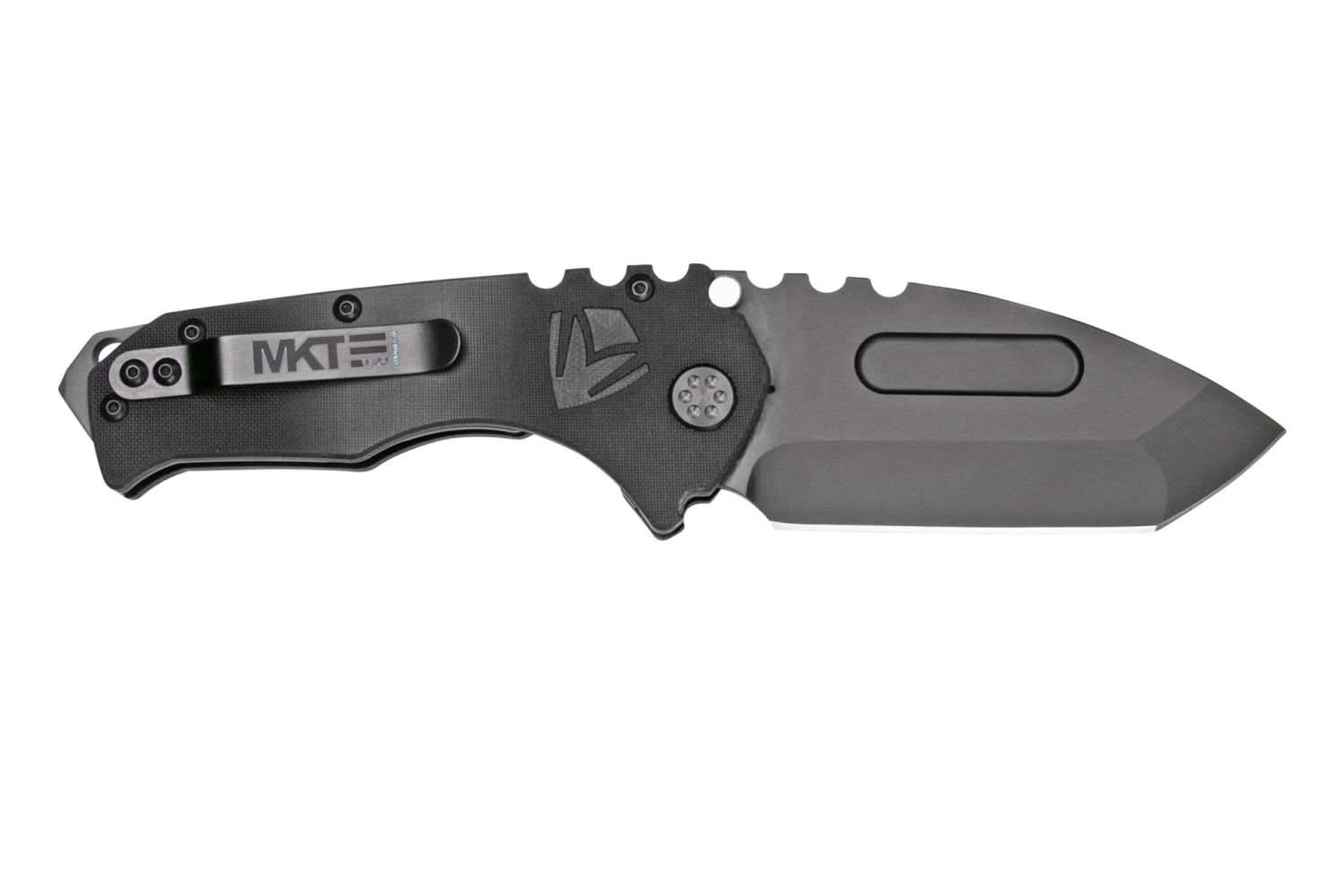 Medford Praetorian Scout M/P D2, Black Tanto Blade, Black G10, Couteau De Poche 4 Medford Praetorian Scout M/P D2, Black Tanto Blade, Black G10, Couteau De Poche – Image 2