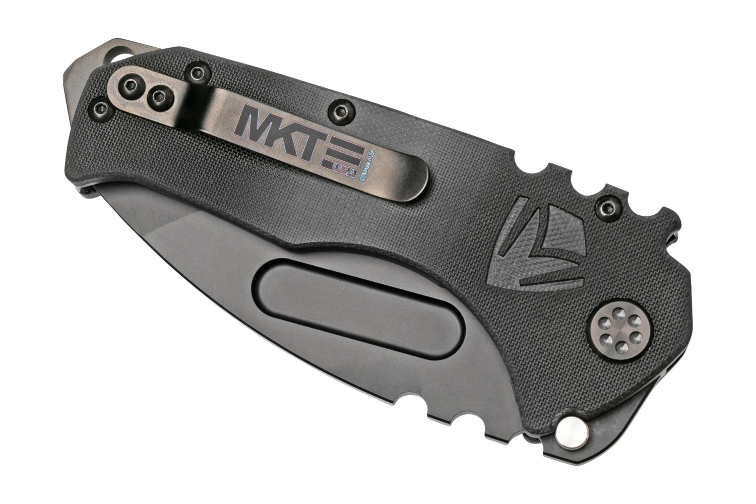 Medford Praetorian Scout M/P D2, Black Tanto Blade, Black G10, Couteau De Poche 6 Medford Praetorian Scout M/P D2, Black Tanto Blade, Black G10, Couteau De Poche – Image 4