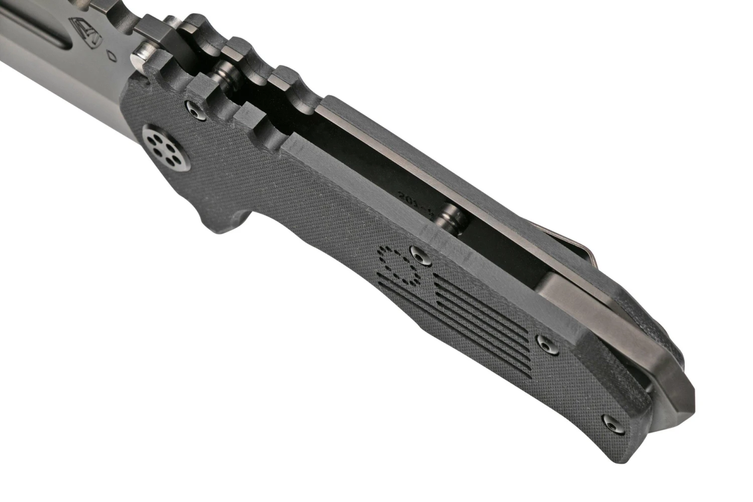 Medford Praetorian Scout M/P D2, Black Tanto Blade, Black G10, Couteau De Poche 9 Medford Praetorian Scout M/P D2, Black Tanto Blade, Black G10, Couteau De Poche – Image 7