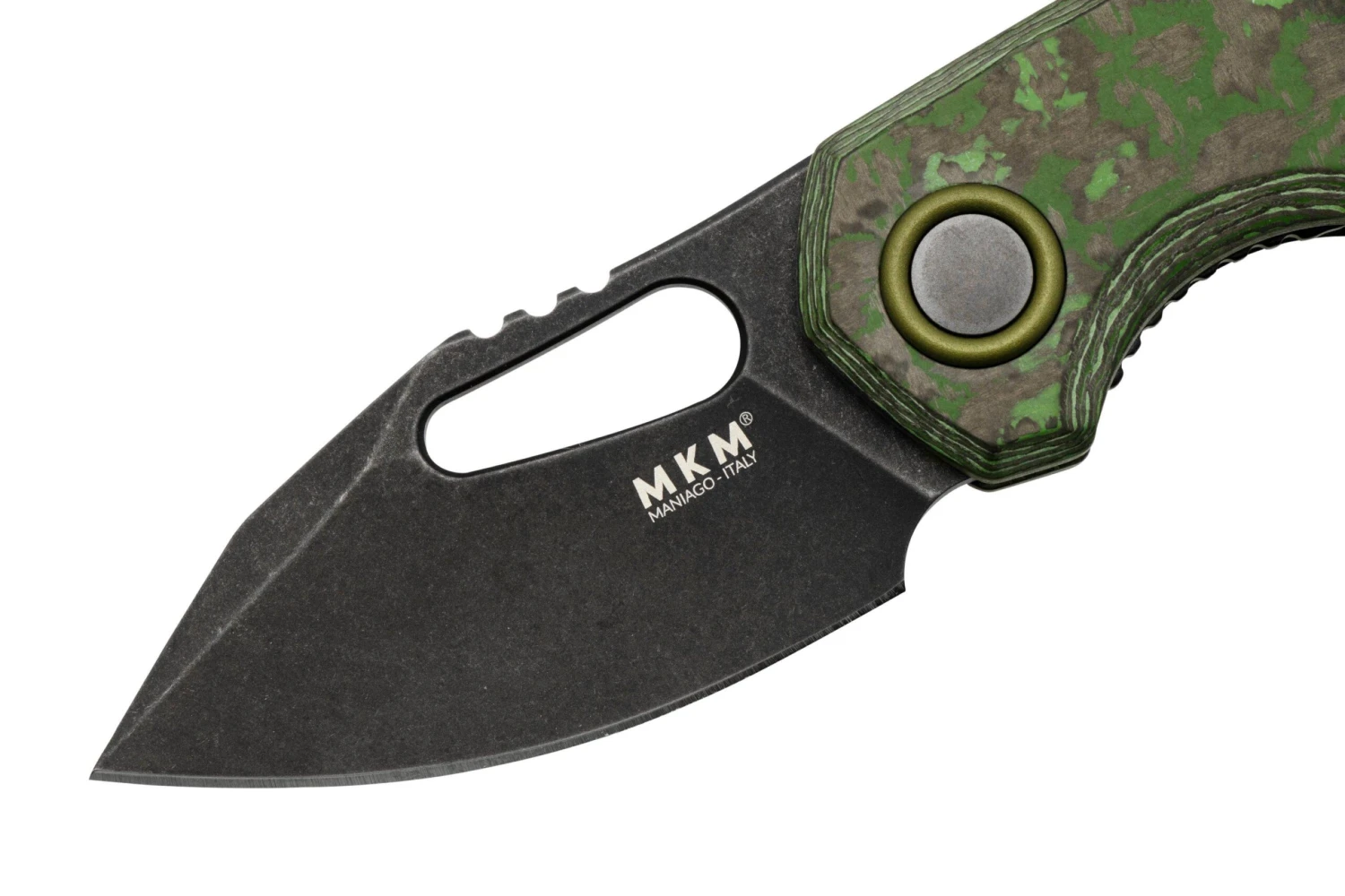 MKM Isonzo FX03-3CJD Clip Point Dark Stonewashed, Jungle Wear Carbon Fiber, Couteau De Poche, Jesper Voxnaes Design 5 MKM Isonzo FX03-3CJD Clip Point Dark Stonewashed, Jungle Wear Carbon Fiber, Couteau De Poche, Jesper Voxnaes Design – Image 3
