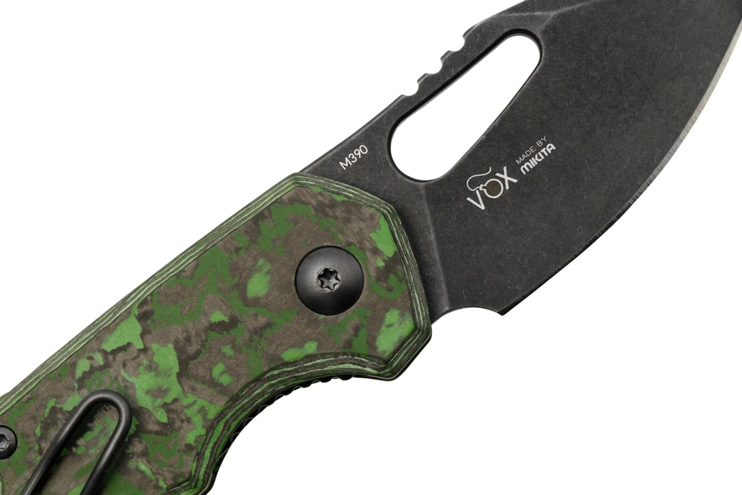 MKM Isonzo FX03-3CJD Clip Point Dark Stonewashed, Jungle Wear Carbon Fiber, Couteau De Poche, Jesper Voxnaes Design 7 MKM Isonzo FX03-3CJD Clip Point Dark Stonewashed, Jungle Wear Carbon Fiber, Couteau De Poche, Jesper Voxnaes Design – Image 5