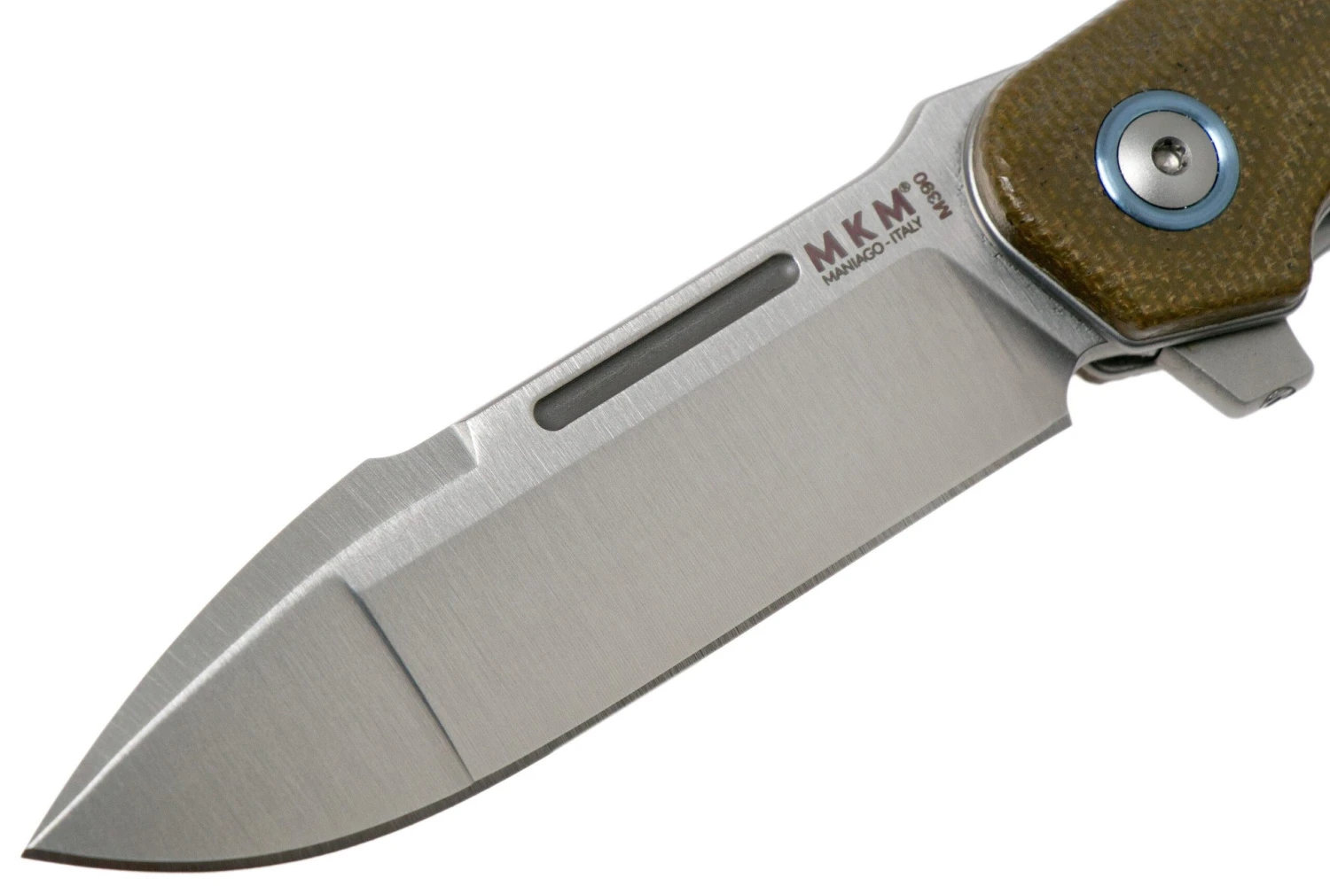 MKM Clap LS01-GC Green Canvas Micarta Couteau De Poche, Bob Terzuola Design 5 MKM Clap LS01-GC Green Canvas Micarta Couteau De Poche, Bob Terzuola Design – Image 3